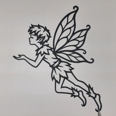 Mẫu Trang Trí Treo Tường Chàng Tiên Pixie Huyền Ảo