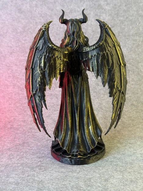Dark Horned Guardian – Tượng Nữ Quỷ Có Cánh Phong Cách Fantasy - Image 5