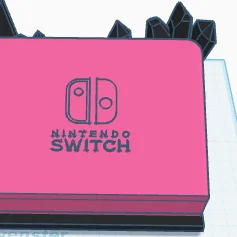 Đế dựng Nintendo Switch hình pha lê có khe để băng game