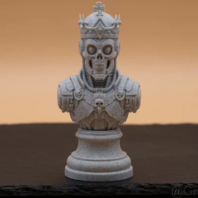 Dominion of Bone & Steel "King" - Quân cờ vua phong cách Cybernetic