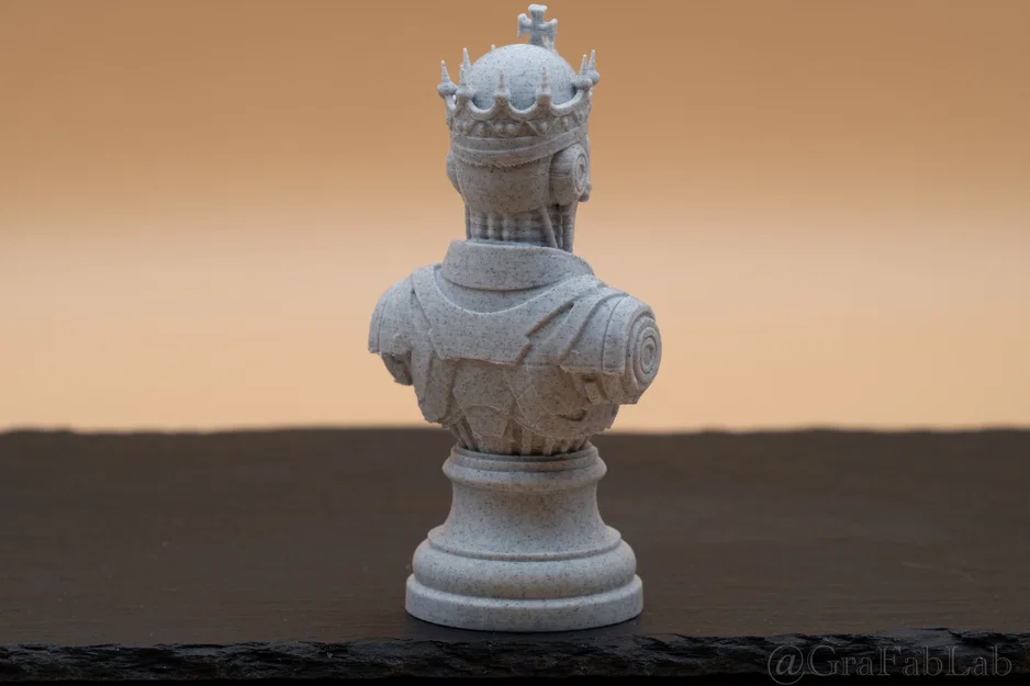 Dominion of Bone & Steel "King" - Quân cờ vua phong cách Cybernetic - Image 4