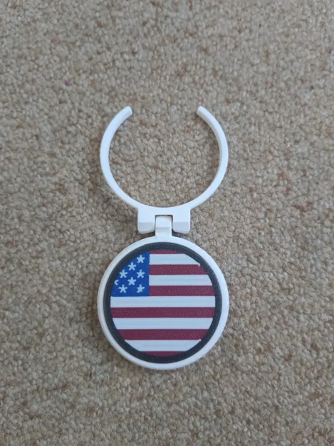 Nắp lon hình cờ Mỹ (USA Emblem) trang trí lon 0,33L và 0,5L - Image 1