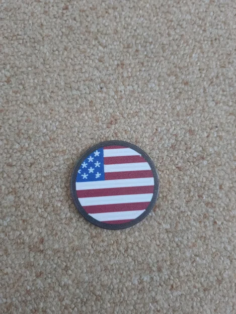 Nắp lon hình cờ Mỹ (USA Emblem) trang trí lon 0,33L và 0,5L - Image 2