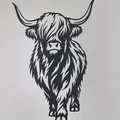 Tranh treo tường bò cao nguyên Highland Cow - Decor phong cách nông trại - Thumbnail 2