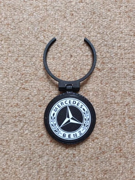 Nắp đậy lon nước 3D logo Mercedes-Benz sang trọng - Image 1