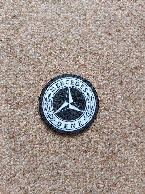 Nắp đậy lon nước 3D logo Mercedes-Benz sang trọng - Image 2