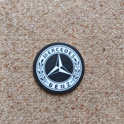 Nắp đậy lon nước 3D logo Mercedes-Benz sang trọng