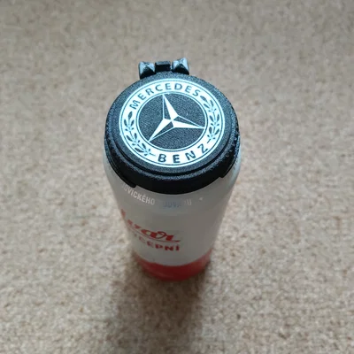 Nắp đậy lon nước 3D logo Mercedes-Benz sang trọng