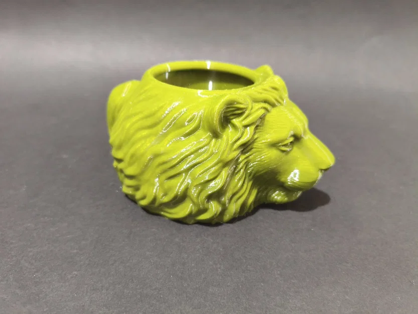Bộ Chậu Trồng Cây Sen Đá Hình Sư Tử 3D Hiện Đại - Image 4