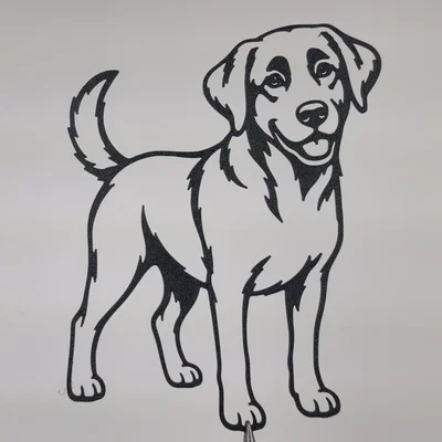 Nghệ thuật Treo tường Labrador Retriever - Trang trí Nhà cửa cho Người yêu Chó
