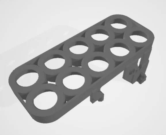 Bộ giá đỡ và khay lưu trữ pin Makita 18650 in 3D - Image 4