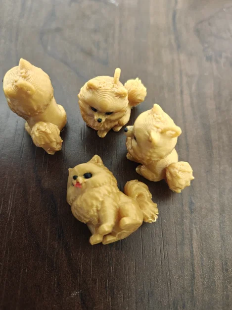Charm Bông Tai Hình Chú Chó Pomeranian - Image 1
