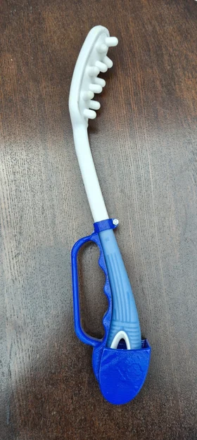 Tay cầm hỗ trợ chải tóc (Hair brush gripper) - Image 2