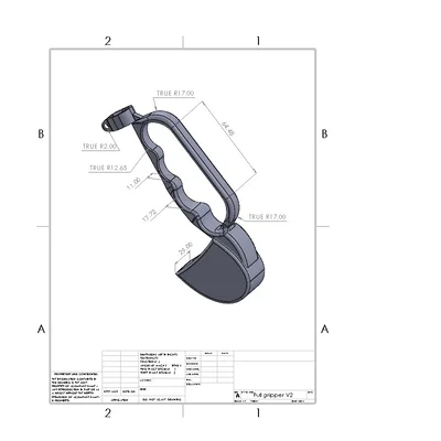 Tay cầm hỗ trợ chải tóc (Hair brush gripper)