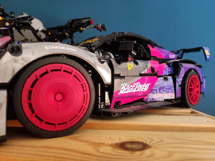 Ốp mâm bánh xe 3D độc đáo cho mô hình Lego Technic - Image 12