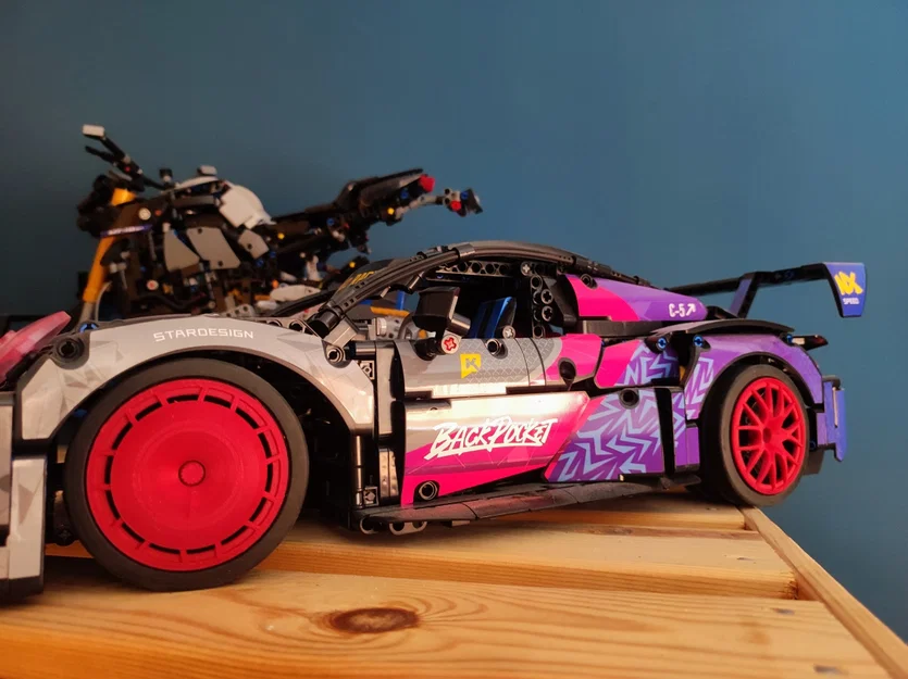Ốp mâm bánh xe 3D độc đáo cho mô hình Lego Technic - Image 14