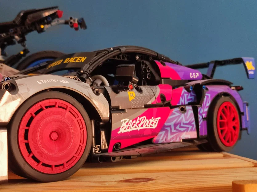 Ốp mâm bánh xe 3D độc đáo cho mô hình Lego Technic - Image 17