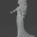 Mô hình 3D nữ thần huyền thoại Mari xứ Basque cực chi tiết - Thumbnail 2