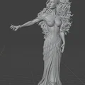 Mô hình 3D nữ thần huyền thoại Mari xứ Basque cực chi tiết - Thumbnail 3