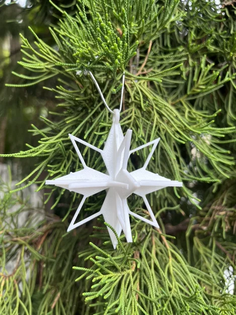Christmas Star Ornament Kit Card - Tự in ngôi sao trang trí Giáng sinh - Image 3