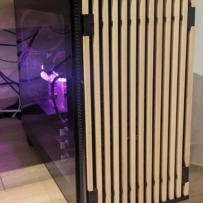 Độ mặt trước ốp gỗ cho Fractal Design R5