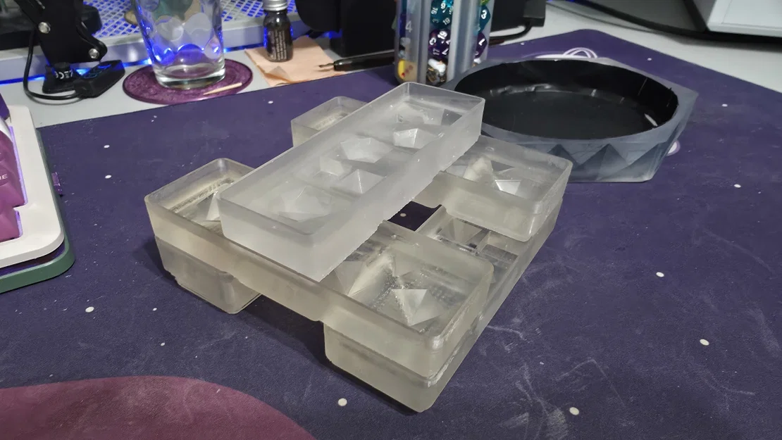 Khay đựng xúc xắc d6 16.3mm in 3D cho board game thủ chuyên nghiệp - Image 1