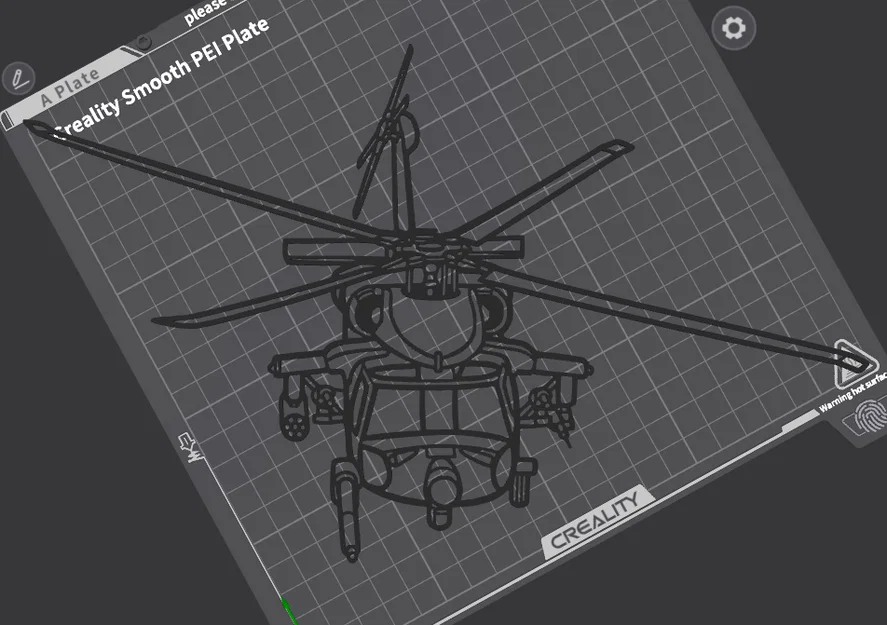Mô hình tranh treo tường Sikorsky MH-60L DAP "Black Hawk" - Image 2