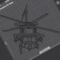 Mô hình tranh treo tường Sikorsky MH-60L DAP "Black Hawk" - Thumbnail 2