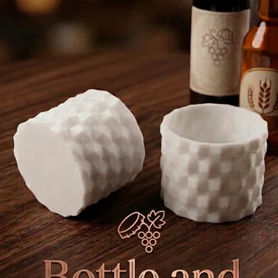 Nắp đậy chai và rượu - in cực dễ - khóa chặt