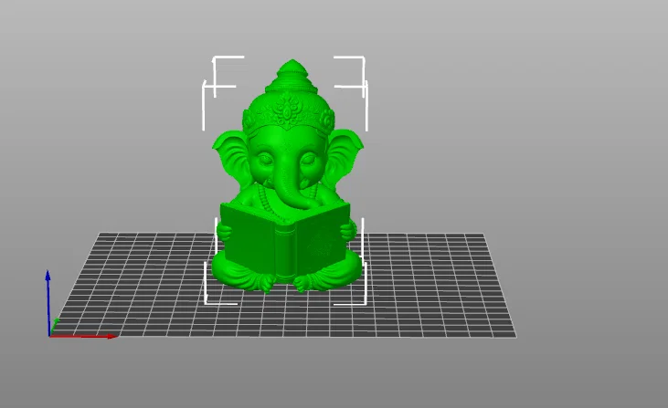 Mô hình 3D Thần Ganesha Đọc Sách - Trang trí bàn làm việc cực đẹp - Image 1