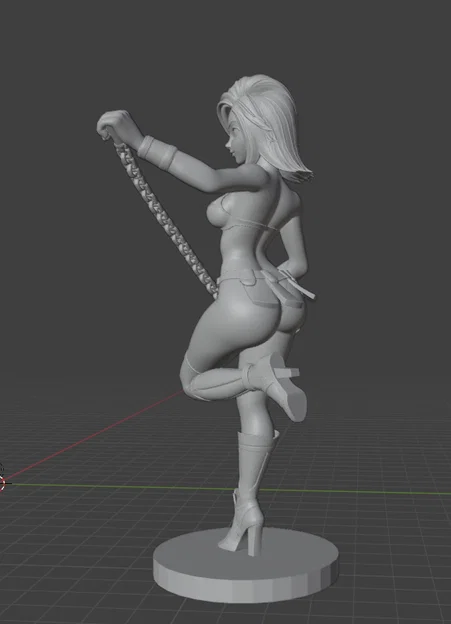 Mô hình 3D nhân vật nữ Waifu Generica ấn tượng - Image 3