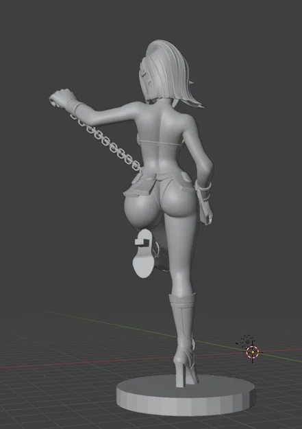 Mô hình 3D nhân vật nữ Waifu Generica ấn tượng - Image 4
