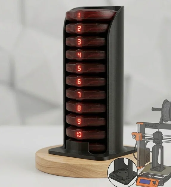 Giá Đỡ Thiết Bị Báo Gọi Món (Pager/Buzzer) Dạng Tròn Cho Nhà Hàng - Image 1