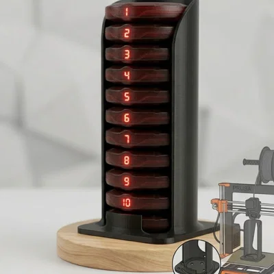 Giá Đỡ Thiết Bị Báo Gọi Món (Pager/Buzzer) Dạng Tròn Cho Nhà Hàng
