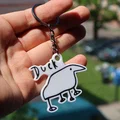 Móc khóa hình chú vịt (Duck Keychain) in 3D siêu dễ thương - Thumbnail 2