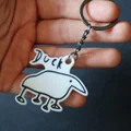 Móc khóa hình chú vịt (Duck Keychain) in 3D siêu dễ thương - Thumbnail 7
