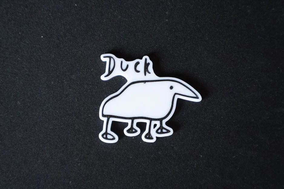 Móc khóa hình chú vịt (Duck Keychain) in 3D siêu dễ thương - Image 11
