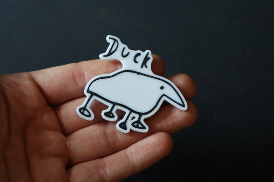 Móc khóa hình chú vịt (Duck Keychain) in 3D siêu dễ thương - Image 12