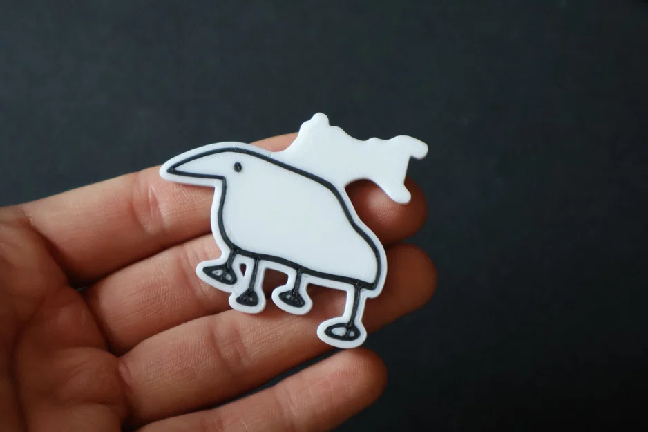Móc khóa hình chú vịt (Duck Keychain) in 3D siêu dễ thương - Image 13