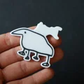Móc khóa hình chú vịt (Duck Keychain) in 3D siêu dễ thương - Thumbnail 13