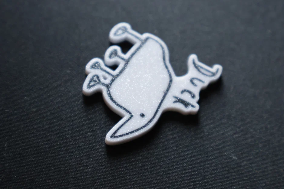 Móc khóa hình chú vịt (Duck Keychain) in 3D siêu dễ thương - Image 15