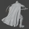 Mô hình chiến binh trung cổ Warrior with Sword 1 in 3D cực chi tiết - Thumbnail 3