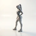 Mô hình 3D Nữ vận động viên bóng chuyền (Volleyball Girl Athletic Figurine) - Thumbnail 1