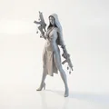 Mô Hình 3D Nữ Chiến Binh (Warrior Nun) - Tượng Nhân Vật Nữ Sắc Nét - Thumbnail 1
