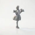 Mô hình tượng nhân vật nữ phục vụ bàn (Waitress) 3D Printable - Thumbnail 2