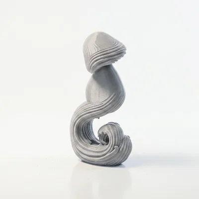 Mô hình điêu khắc 3D cô gái sóng nước - Wave Girl Flowing Sculpture