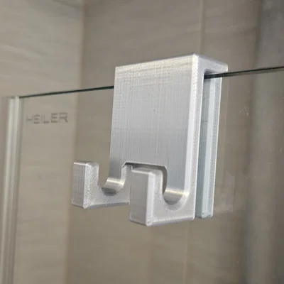 Móc treo vách kính phòng tắm thiết kế hiện đại (Shower hook)