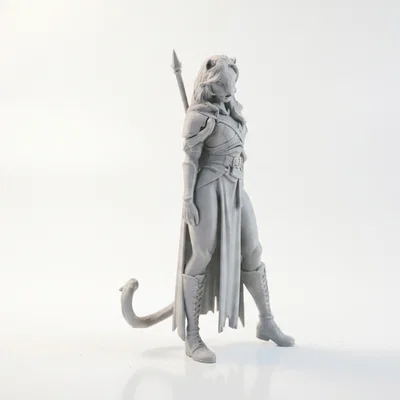 Mô hình Nữ Chiến Binh Wildcat Lady Warrior - File in 3D