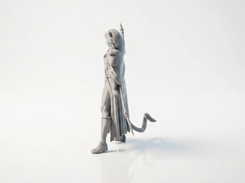 Mô hình Nữ Chiến Binh Wildcat Lady Warrior - File in 3D - Image 4