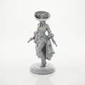 Mô hình nữ cao bồi miền viễn tây - Wild West Lady Figurine (STL file) - Thumbnail 1